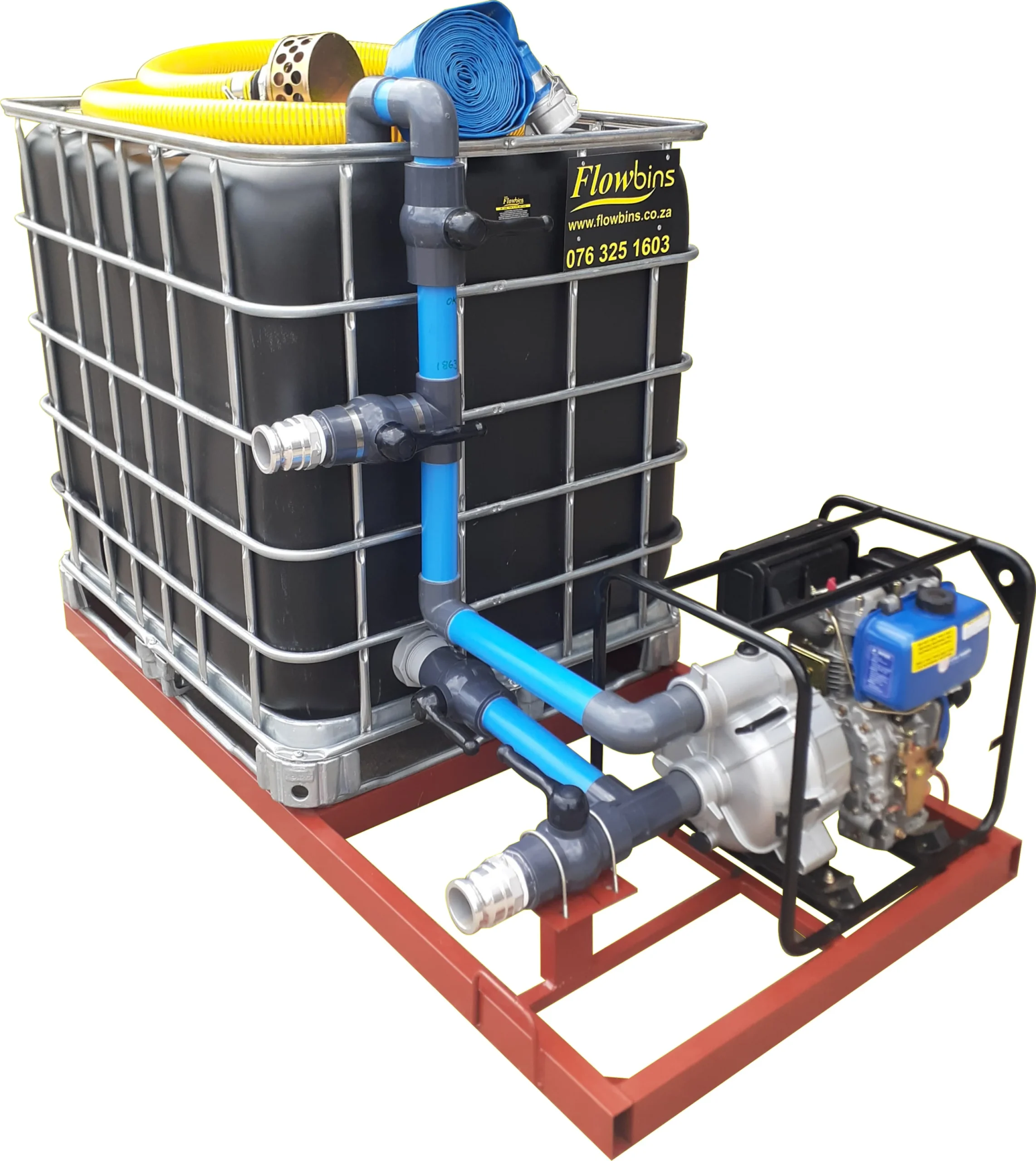 1000l Diesel Honey Sucker mobile Flowbin™ -Unit for sale in South Africa - SME Warehousing Solutions