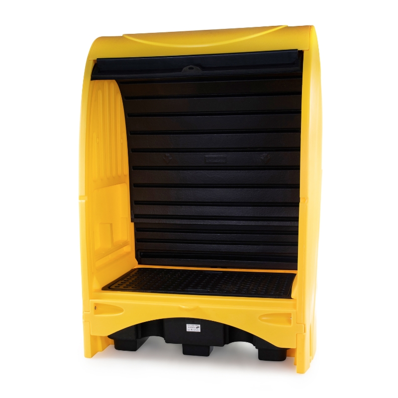 2 Drums Spill Containment Pallet for Hazardous Liquids with Hardcover (250 Litre Capacity) for sale in South Africa – SME Warehousing Solutions
