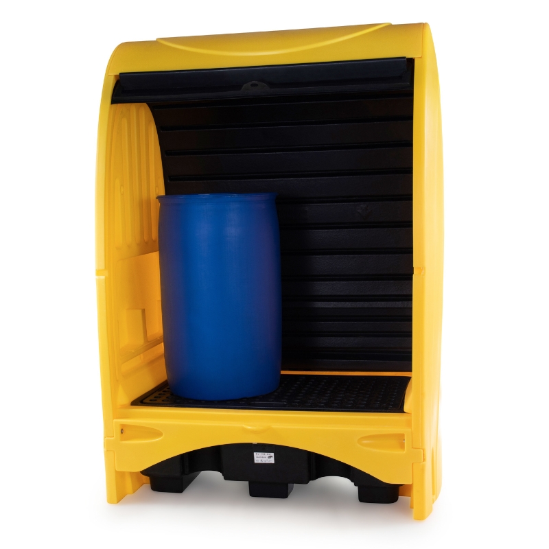 2 Drums Spill Containment Pallet for Hazardous Liquids with Hardcover (250 Litre Capacity) for sale in South Africa – SME Warehousing Solutions
