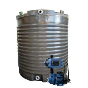 2200l Water tank and 0.37kw Peripheral Econo Booster pump Combo