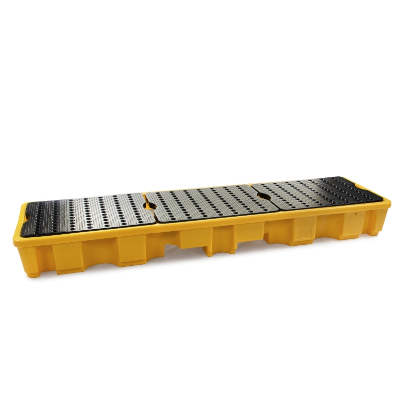 4 Drums Spill Containment Pallet for Hazardous Liquids in Line (235 Litre Capacity) for sale in South Africa – SME Warehousing Solutions
