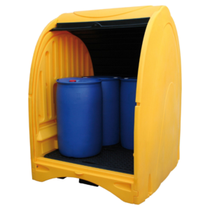 4 Drums Spill Pallet Bund with Hardcover for sale in South Africa – SME Warehousing Solutions