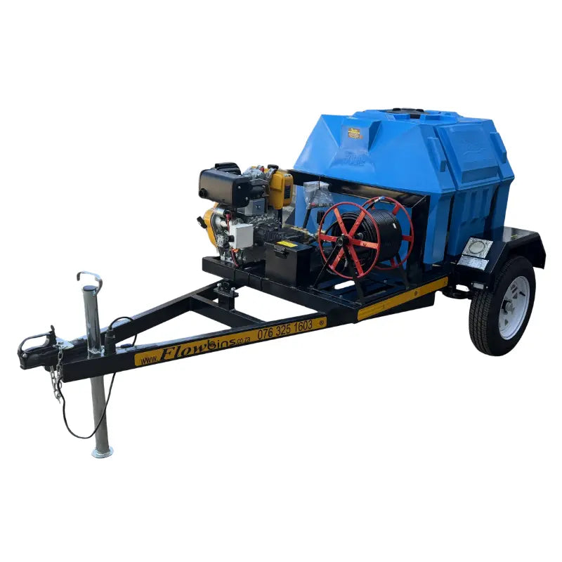 500L Jetting Machine Trailer Horizontal unbraked