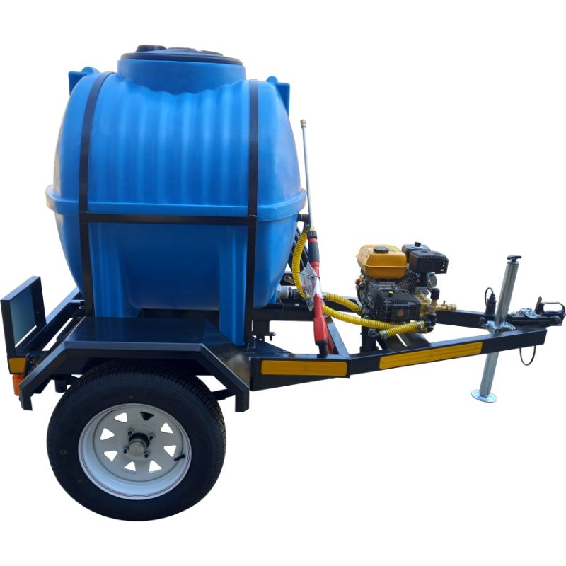 650l Pressure Washer trailer 186bar-petrol unbraked