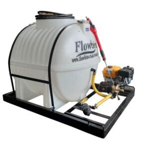 650l Mobile High Pressure Washer 6.5hp petrol 186bar