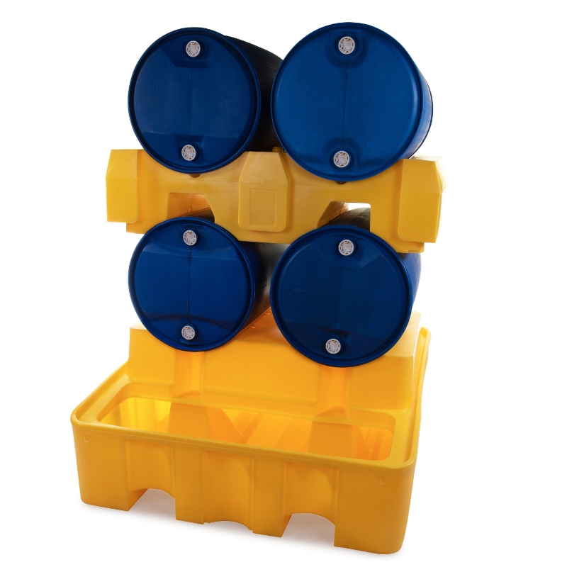 Double Bunded Drums Rack System Stacker Unit for sale in South Africa – SME Warehousing Solutions