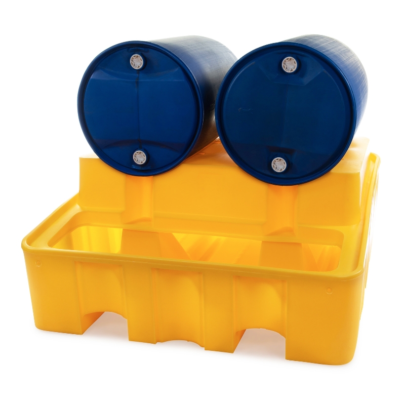 Double Bunded Drums Rack System Base Unit for sale in South Africa – SME Warehousing Solutions