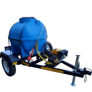 650l Pressure Washer trailer 186bar-petrol unbraked