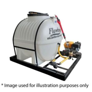 650l Mobile High Pressure Washer 13hp-Petrol-248bar