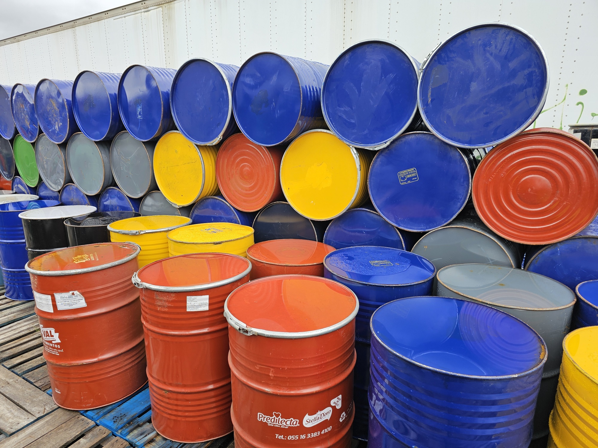 Used 210 Litre Open Top Steel Drum With Coated Interior for sale in South Africa – SME Warehousing Solutions
