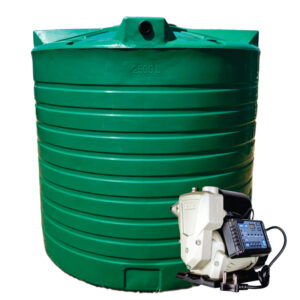 10 000l Water tank and VSP 1.5KW Booster Pump System (with VSD)