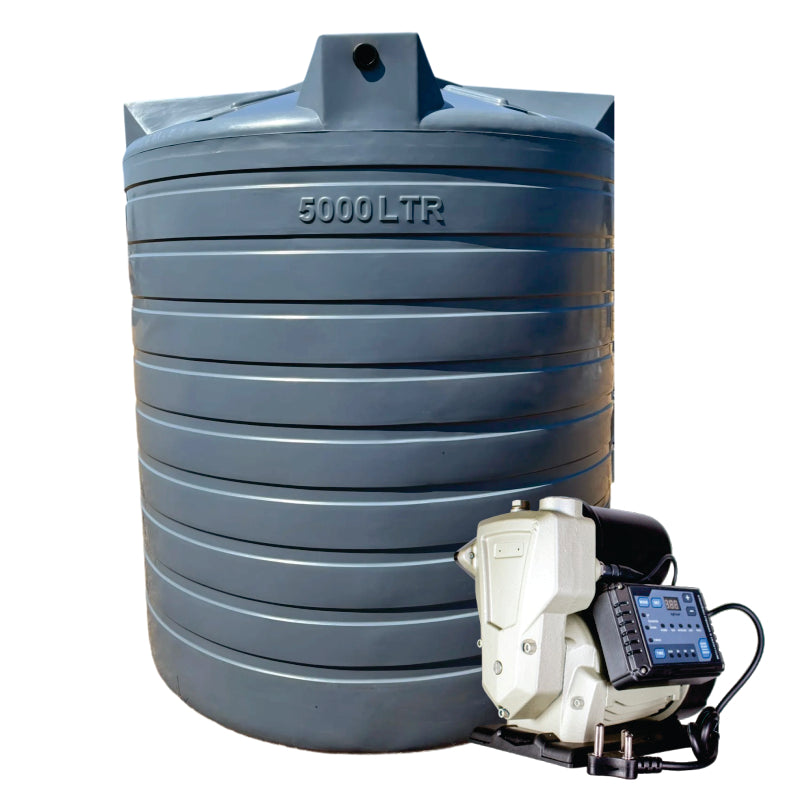 5000l Water tank and VSP 1.5KW Booster Pump System (with VSD)