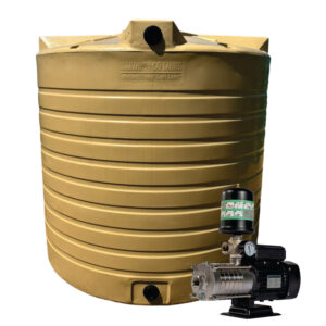 10 000l Water tank and 1.5 kw Intelli VSD Booster pump