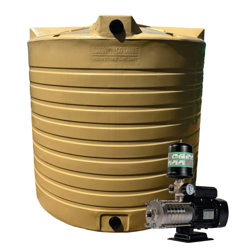 5000l Water tank and 1.5 kw Intelli VSD Booster pump