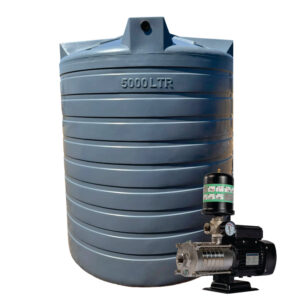 2500l Water tank and 0.75kw Intelli VSD Booster pump