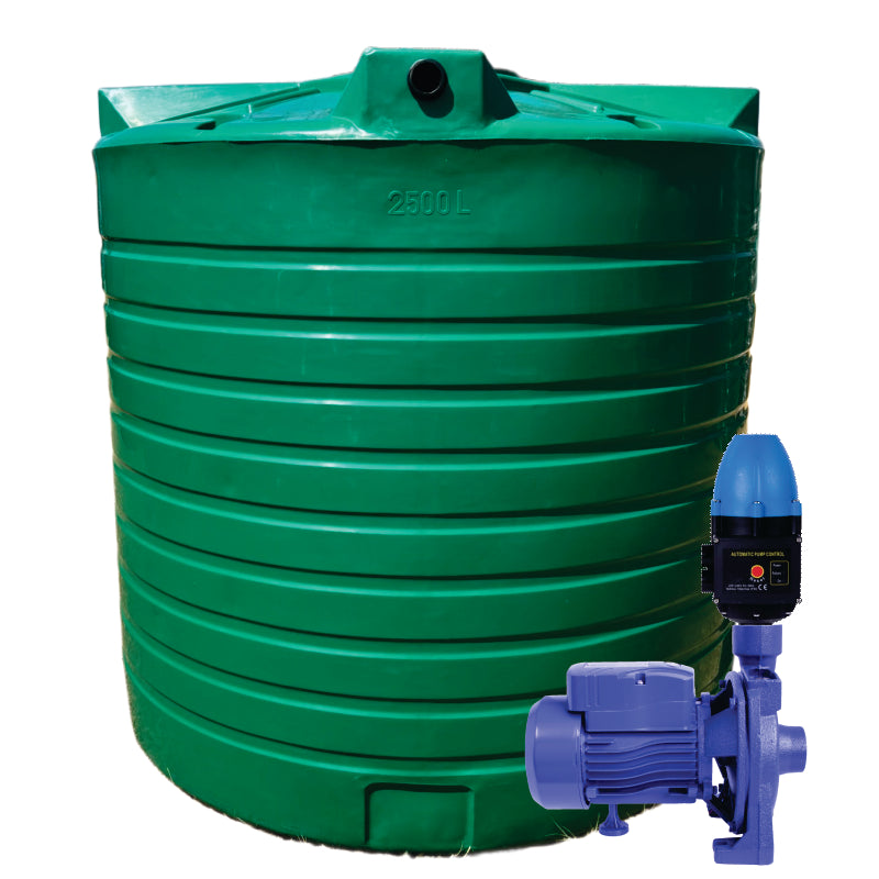 5000l Water tank and 0.75kw Monoblock Water Pump & Controller
