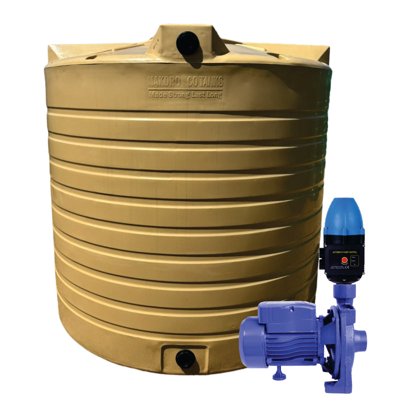 5000l Water tank and 0.75kw Monoblock Water Pump & Controller