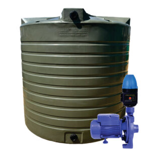 5000l Water tank and 0.55kw Monoblock Water Pump & Controller