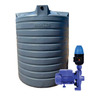 15 000l Water tank and 0.75kw Monoblock Water Pump & Controller