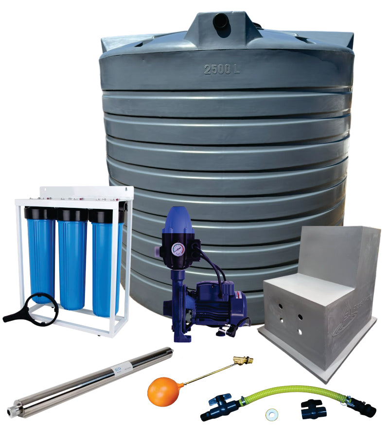 Water tank Combo Full House: 5000l Water tank & 1.1kw Monoblock Water Pump kit