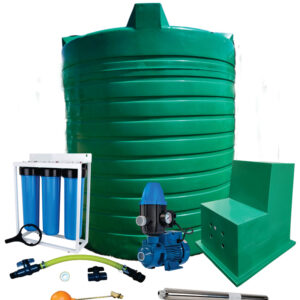 Water tank Combo Full House: 15 000l Water tank & 0.37kw Peripheral Water Pump