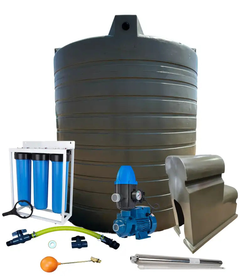 Water tank Combo Full House: 5000l Water tank & 0.75kw Peripheral Water Pump