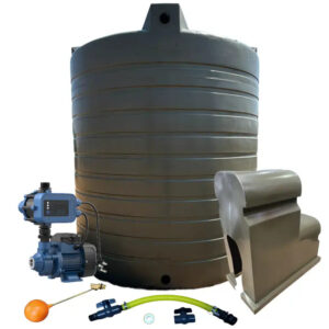 Water tank Combo Executive: 10 000l Water tank & 0.37kw Econo Peripheral Water Pump