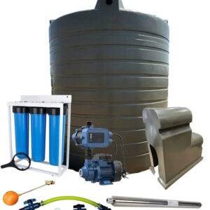 Water tank Combo Full House: 15 000l Water tank & 0.37kw Econo Peripheral Water Pump