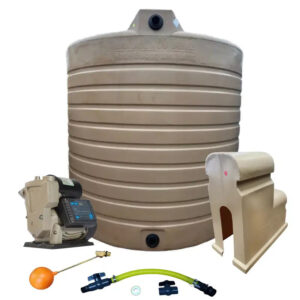 Water tank Combo Executive: 5000l Water tank & VSP 1.5KW Booster Pump System (with VSD)