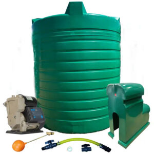 Water tank Combo Executive: 2500l Water tank & VSP 1.5KW Booster Pump System (with VSD)