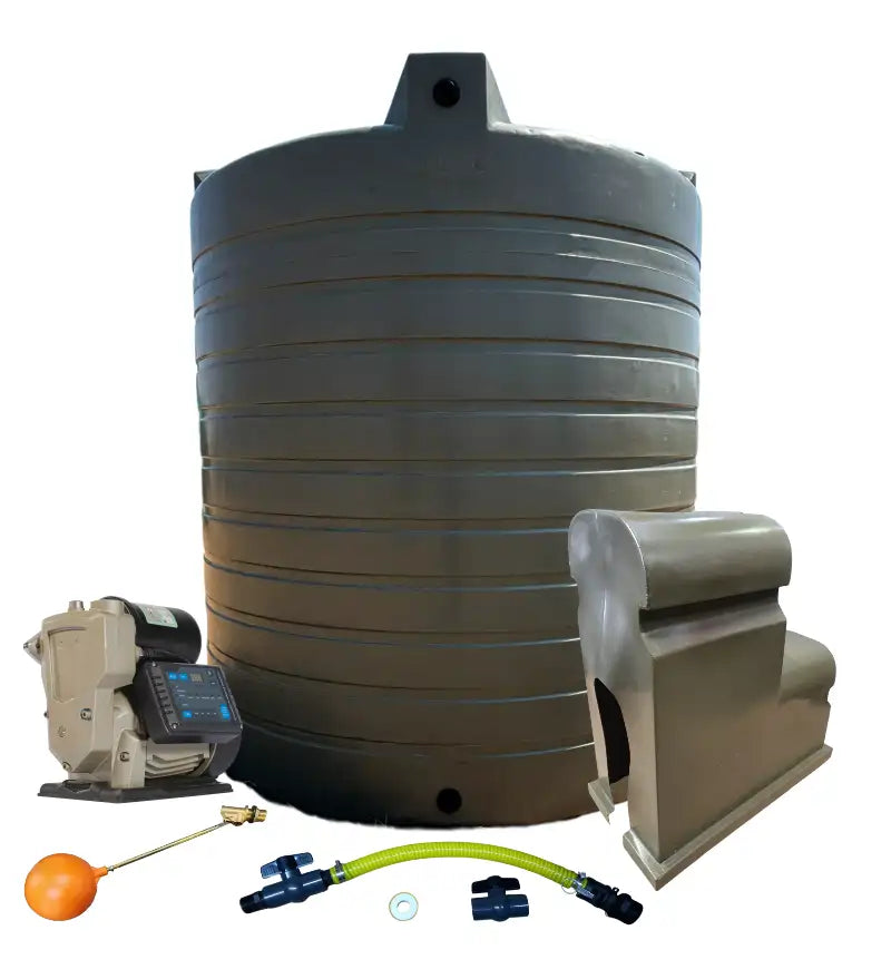 Water tank Combo Executive: 15 000l Water tank & VSP 1.5KW Booster Pump System (with VSD)