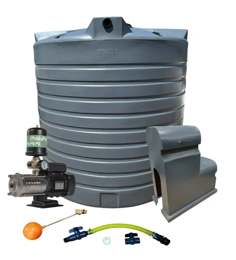 Water tank Combo Executive: 5000l Water tank and 1.5kw Intelli VSD Booster pump