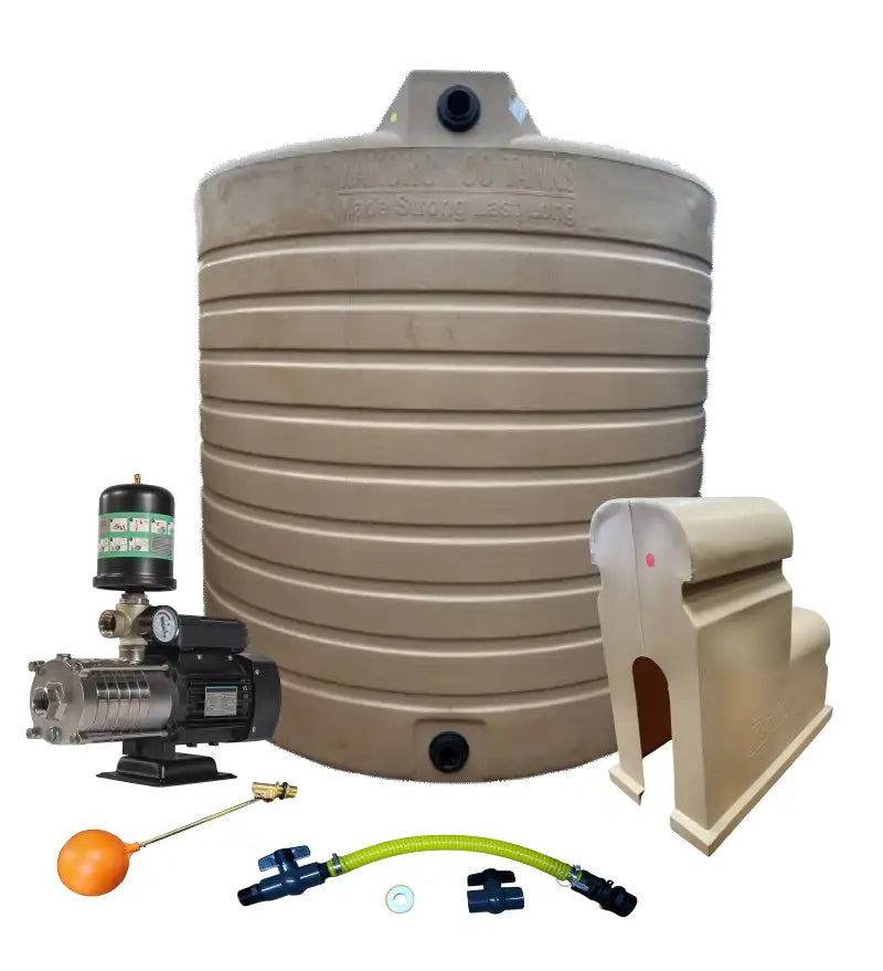 Water tank Combo Executive: 5000l Water tank and 1.5kw Intelli VSD Booster pump