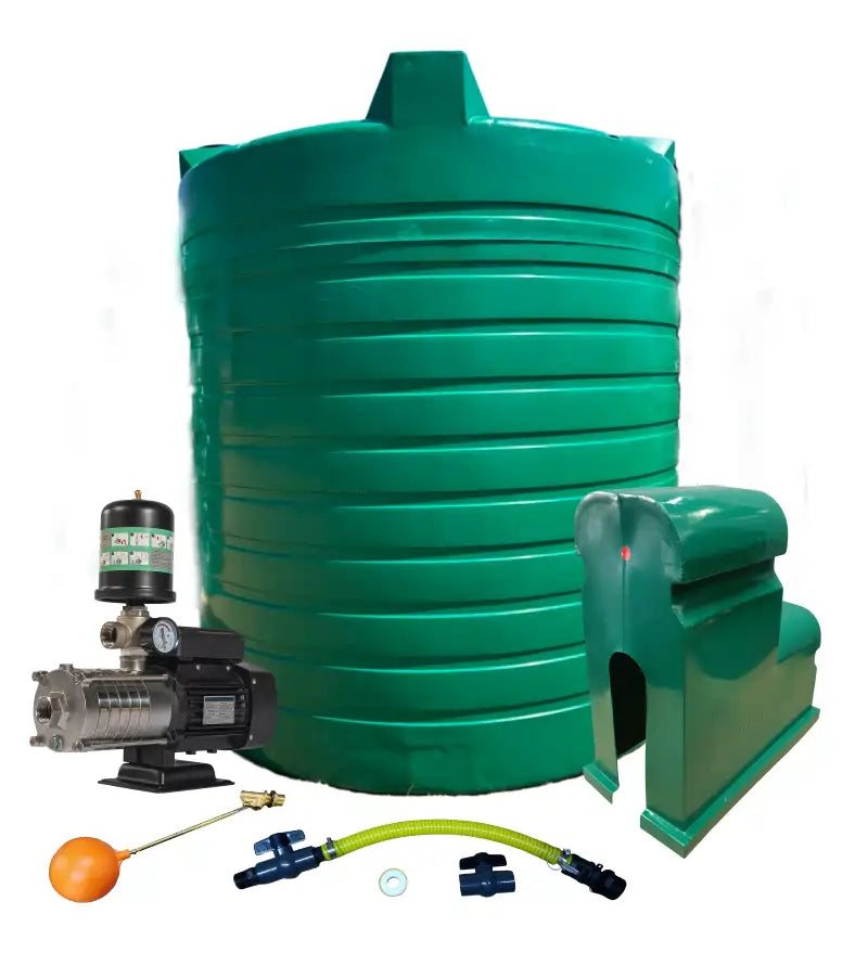 Water tank Combo Executive: 5000l Water tank and 1.5kw Intelli VSD Booster pump