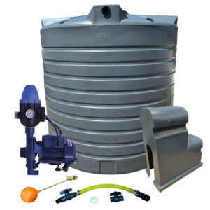 Water tank Combo Executive: 2500l Water tank & 1.1kw Monoblock Water Pump kit