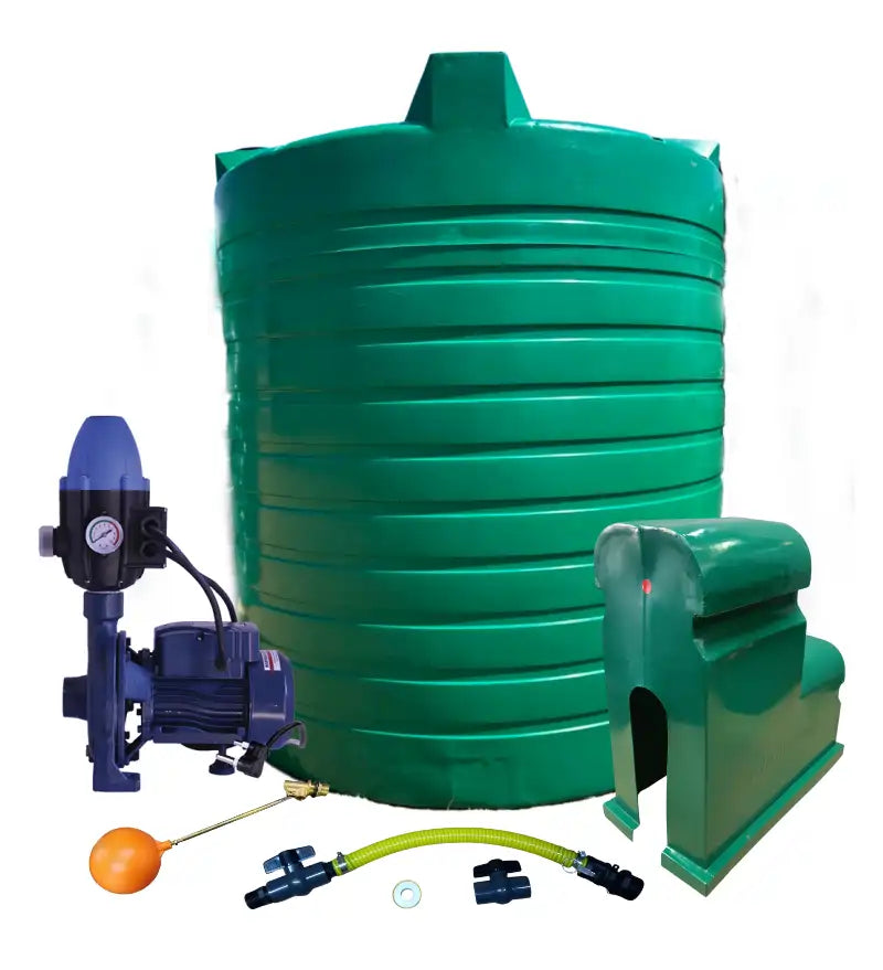 Water tank Combo Executive: 5000l Water tank & 1.1kw Monoblock Water Pump kit