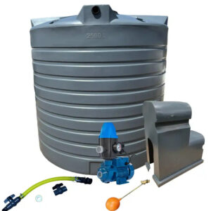 Water tank Combo Executive: 10 000l Water tank & 0.75kw Peripheral Water Pump