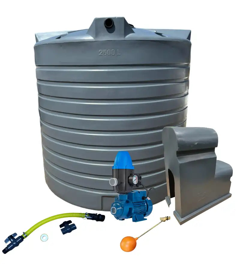 Water tank Combo Executive: 2500l Water tank & 0.37kw Peripheral Water Pump