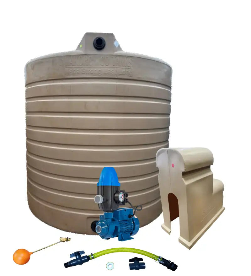 Water tank Combo Executive: 15 000l Water tank & 0.37kw Peripheral Water Pump