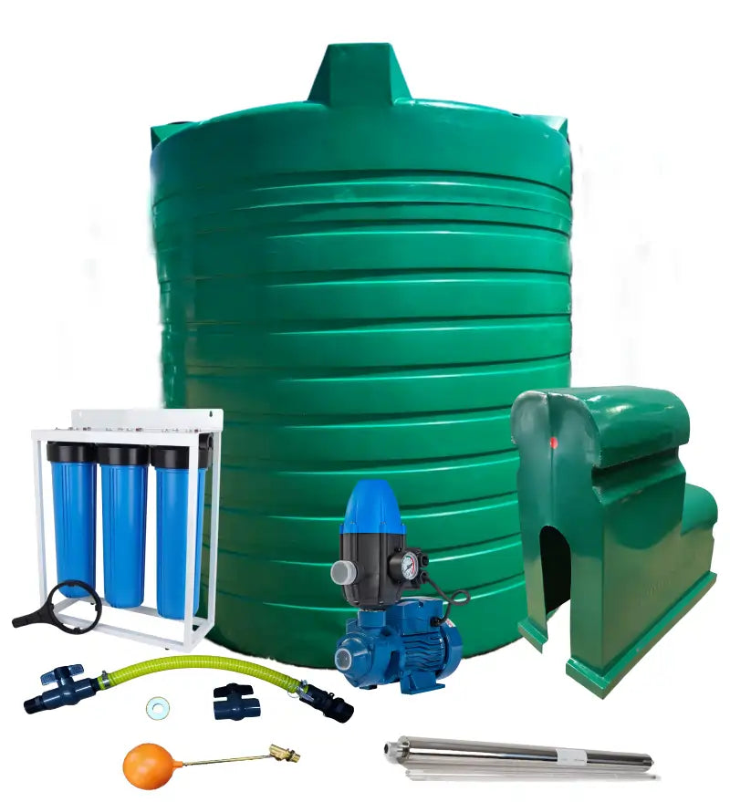 Water tank Combo Full House: 5000l Water tank & 0.75kw Peripheral Water Pump