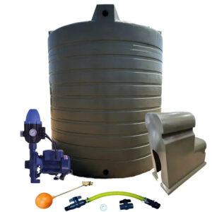 Water tank Combo Executive: 15 000l Water tank & 0.75kw Monoblock Water Pump kit