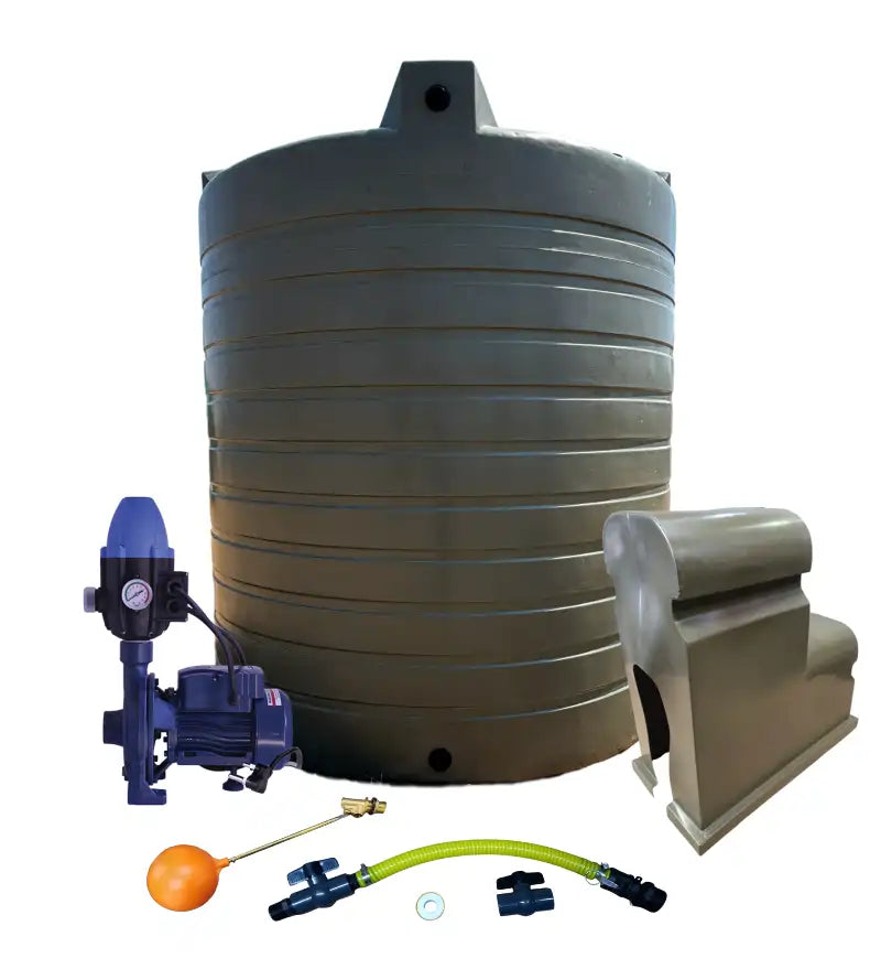 Water tank Combo Executive: 2500l Water tank & 1.1kw Monoblock Water Pump kit