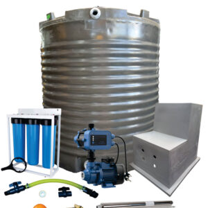 Water tank Combo Full House: 2200l Water tank & 0.37kw Econo Peripheral Water Pump