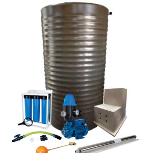 Water tank Combo Full House: 1000l slim tank & 0.37kw Peripheral Water Pump
