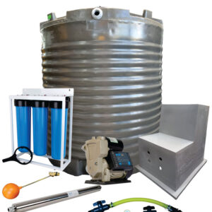Water tank Combo Full House: 2200l Water tank & VSP 1.5KW Booster Pump System (with VSD)