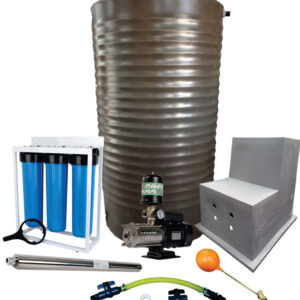 Water tank Combo Full House: 1200l Water tank & 1.5kw Intelli VSD Booster pump