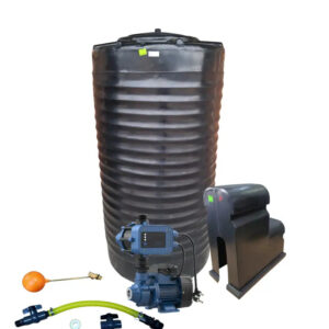 Water tank Combo Executive: 1000l slim tank & 0.37kw Econo Peripheral Water Pump