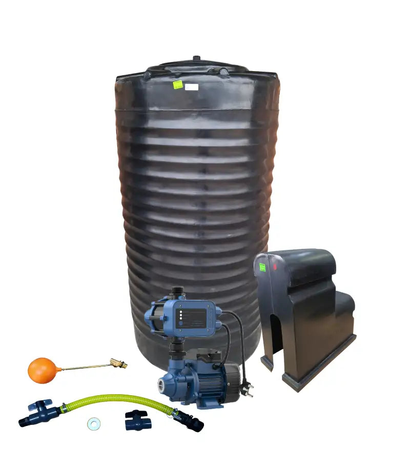 Water tank Combo Executive: 1000l slim tank & 0.37kw Econo Peripheral Water Pump