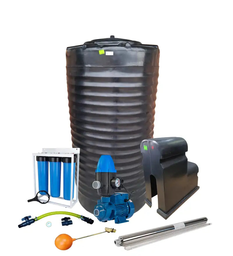 Water tank Combo Full House: 1200l slim tank & 0.37kw Peripheral Water Pump