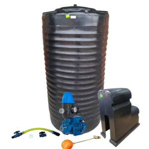 Water tank Combo Executive: 1200l slim tank & 0.75kw Peripheral Water Pump